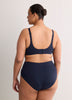 Second Skin Black Unlined Underwire Matte Bra - tiVOGLIO