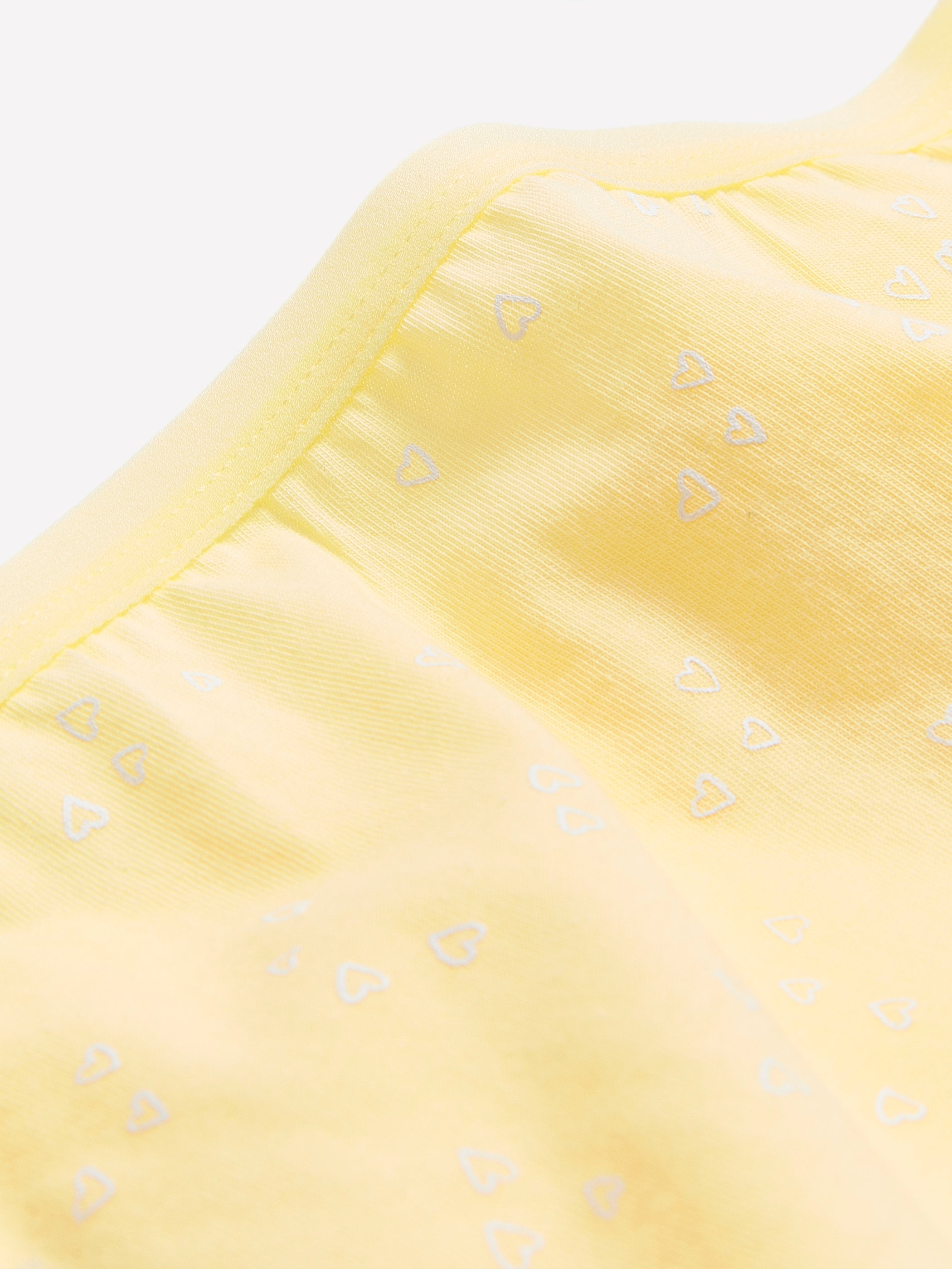 Culotte échancrée en coton, imprimé coeurs - ti Voglio