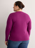 Fitted Long-Sleeve Rib Knit Tee