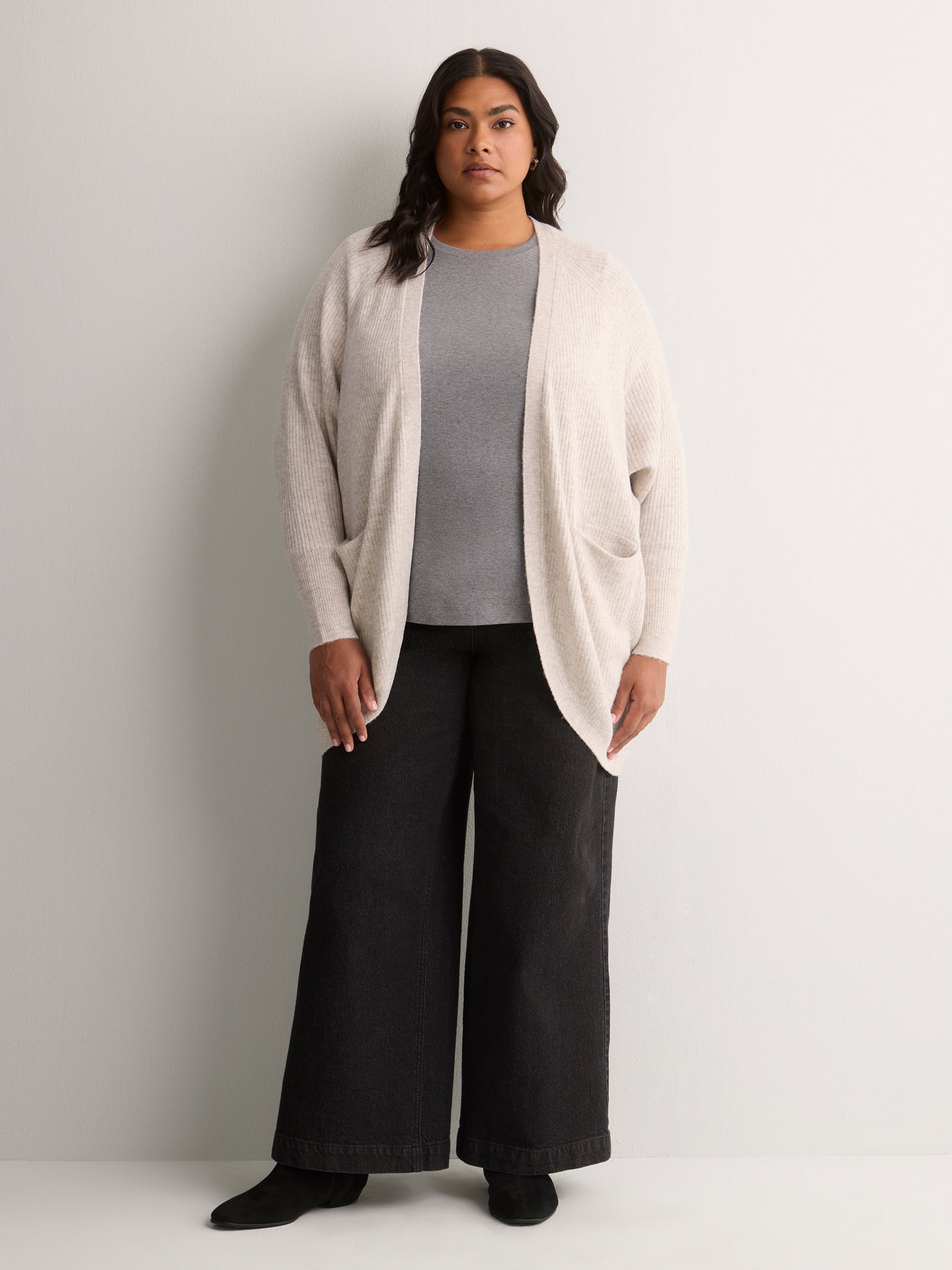 Belted Cocoon Sweater Cardigan