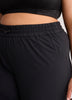 Black 4-Way Stretch Capri Jogger Pant - Active Zone