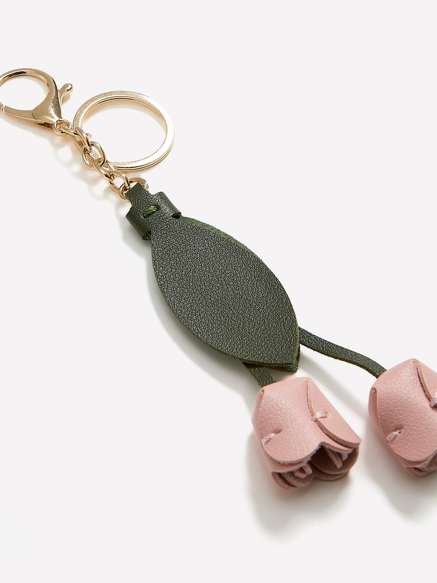 Porte-clés breloque pour sac avec tulipes