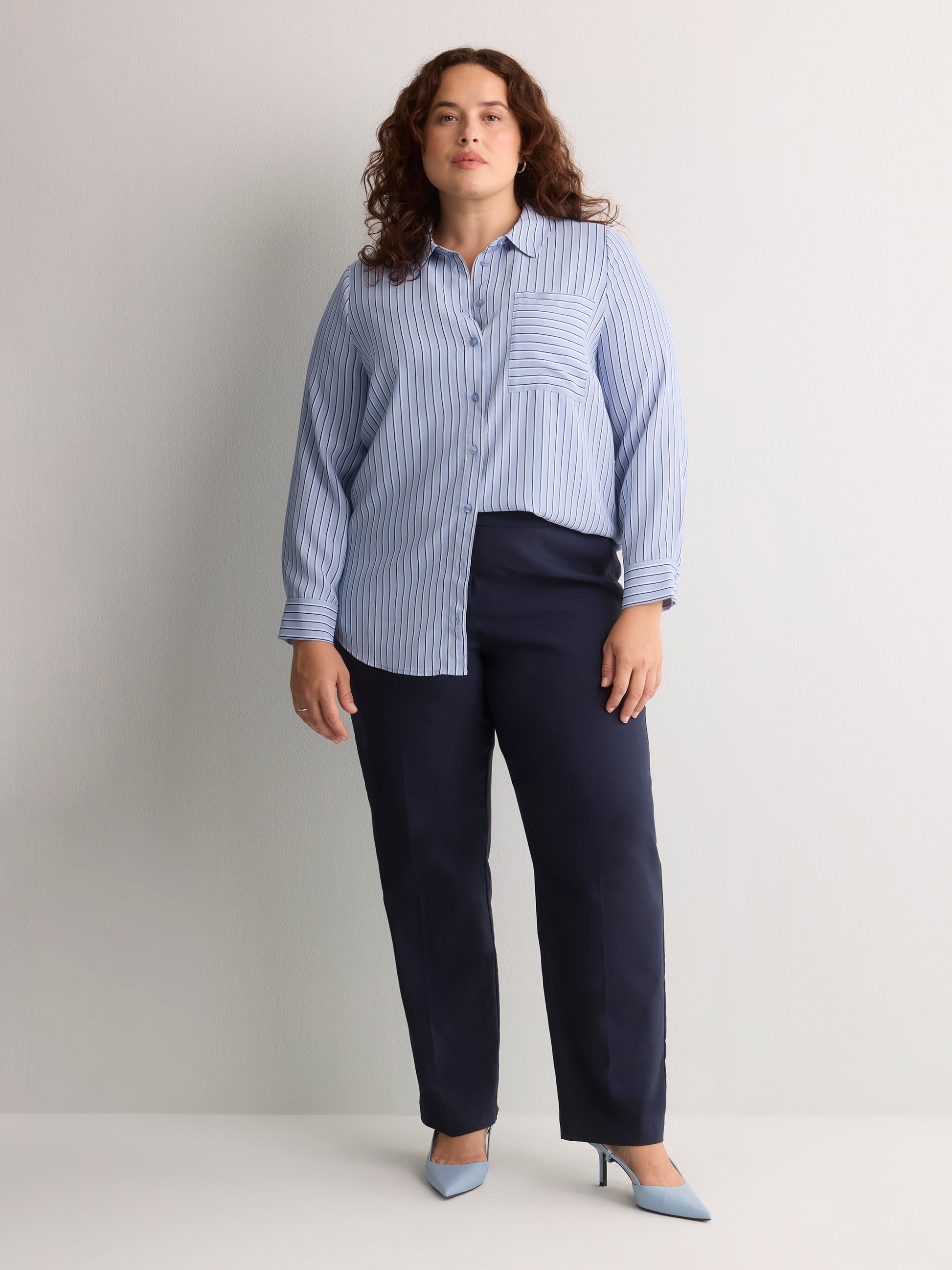 Responsible, Navy Savvy-Fit Straight-Leg Pant - PENN. Essentials