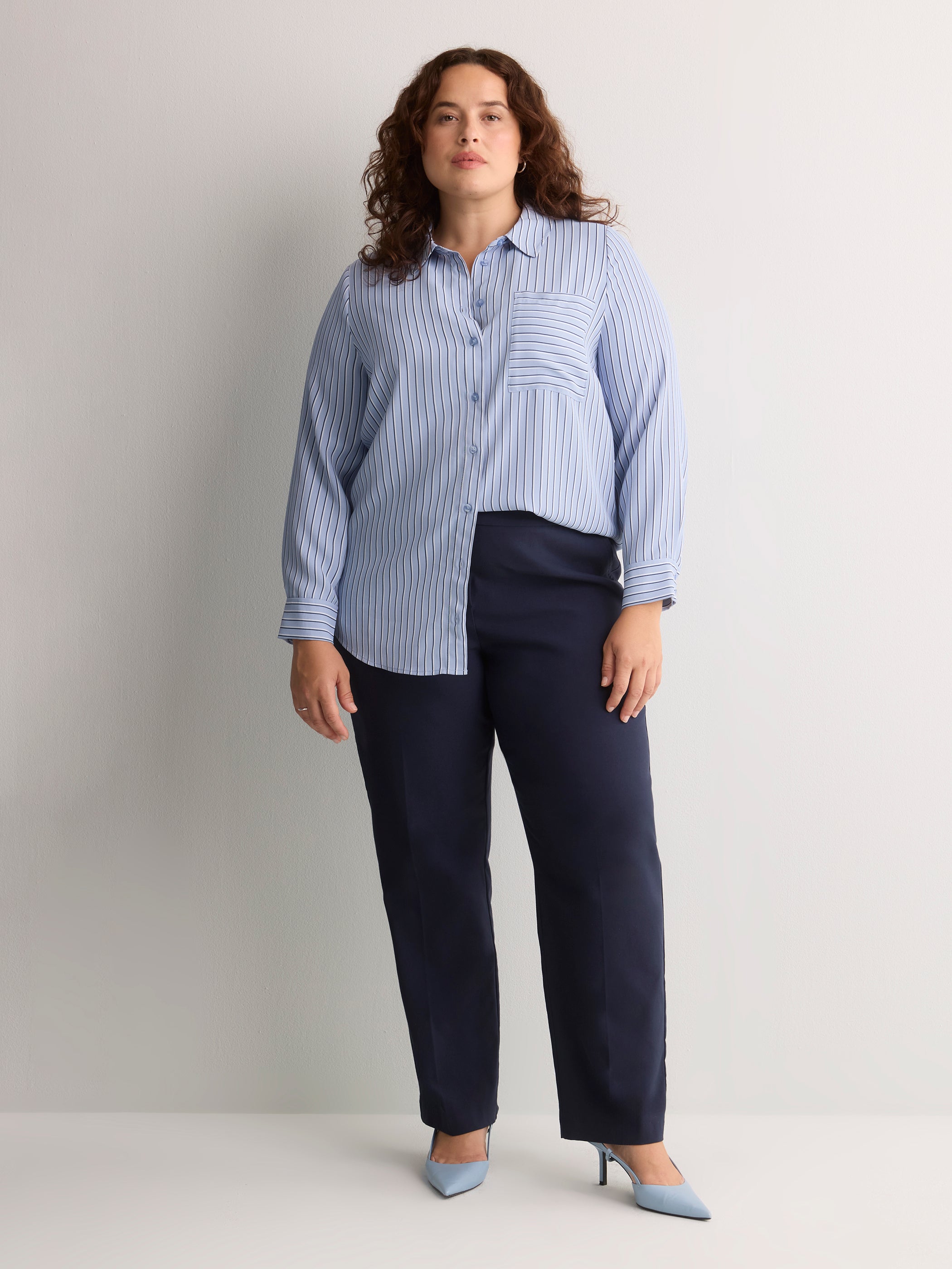 Responsible, Navy Savvy-Fit Straight-Leg Pant - PENN. Essentials