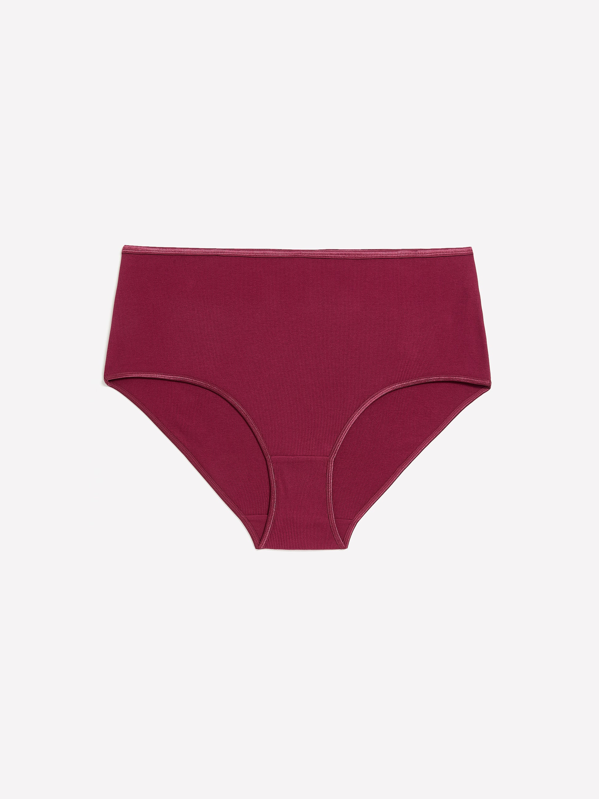 Ribbed Cotton-Blend Full Brief - tiVOGLIO