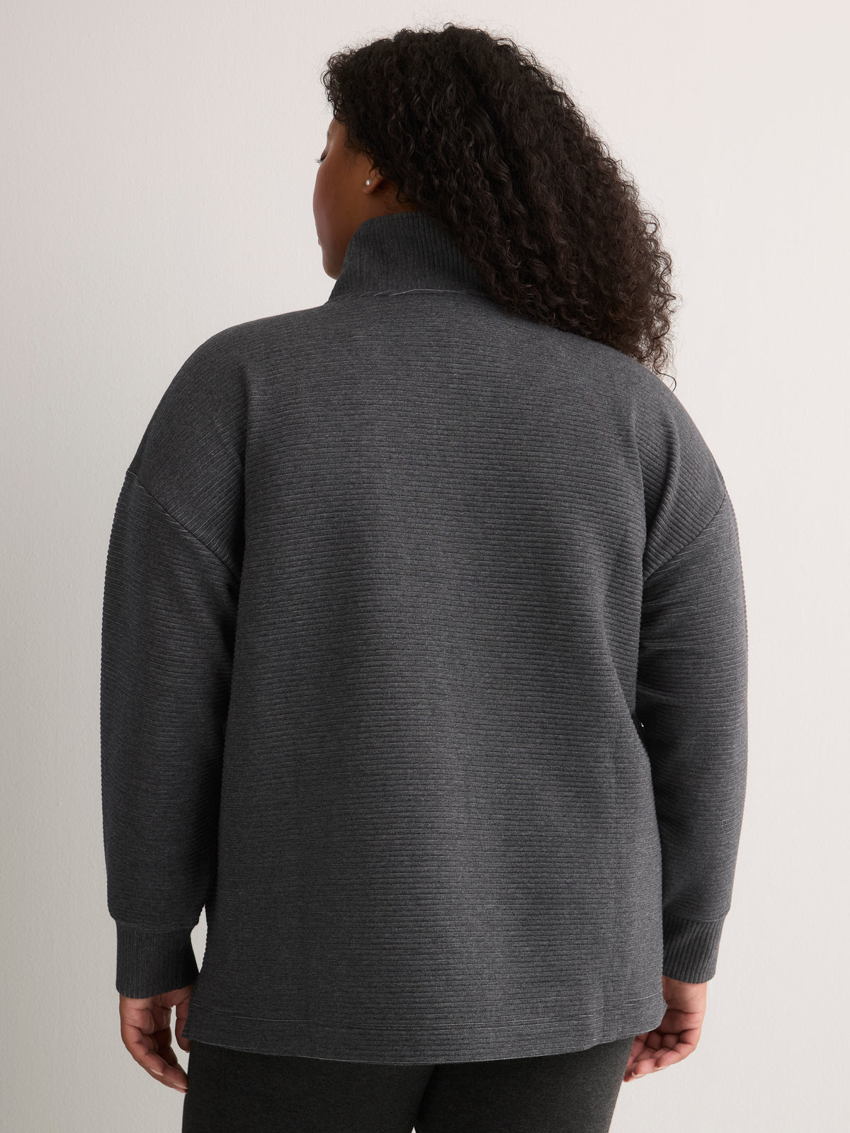 Long Ottoman Half-Zip Sweatshirt - Active Zone