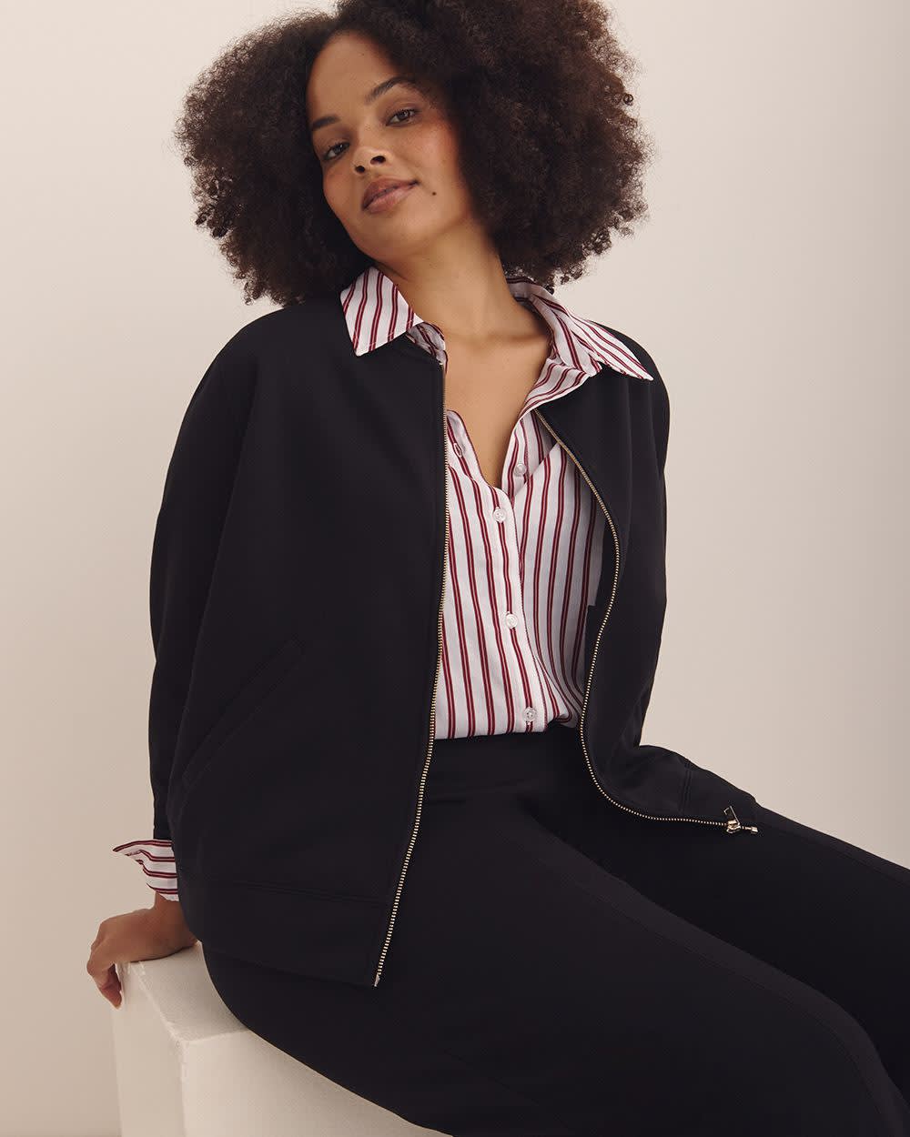 Responsible, Essential Ponte de Roma Wide-Leg Pant