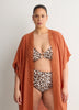 Long Cape with Crochet Trim