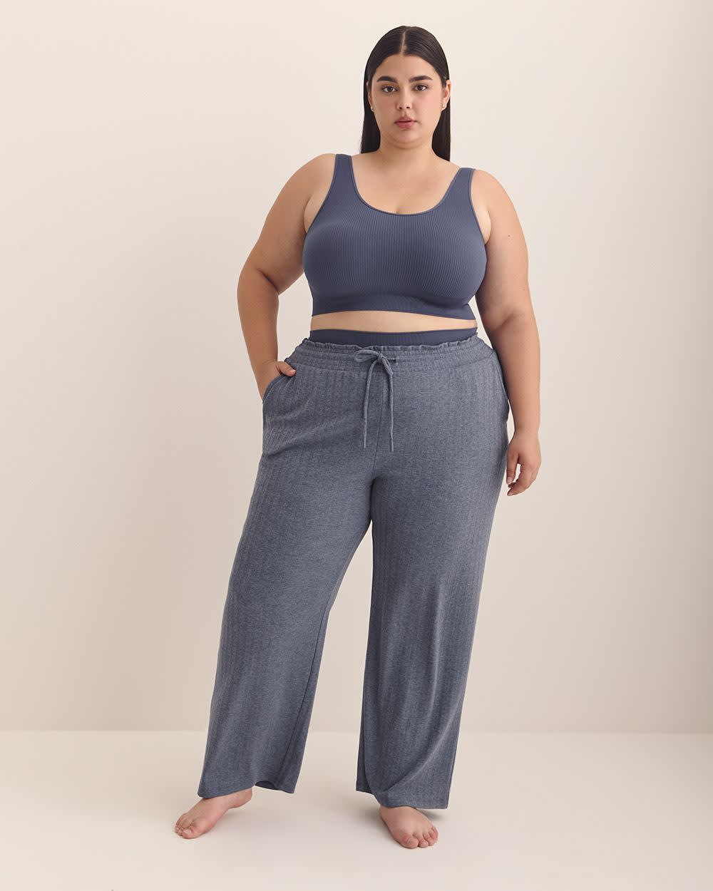 Reversible Seamless Ribbed Knit Bralette - ti Voglio