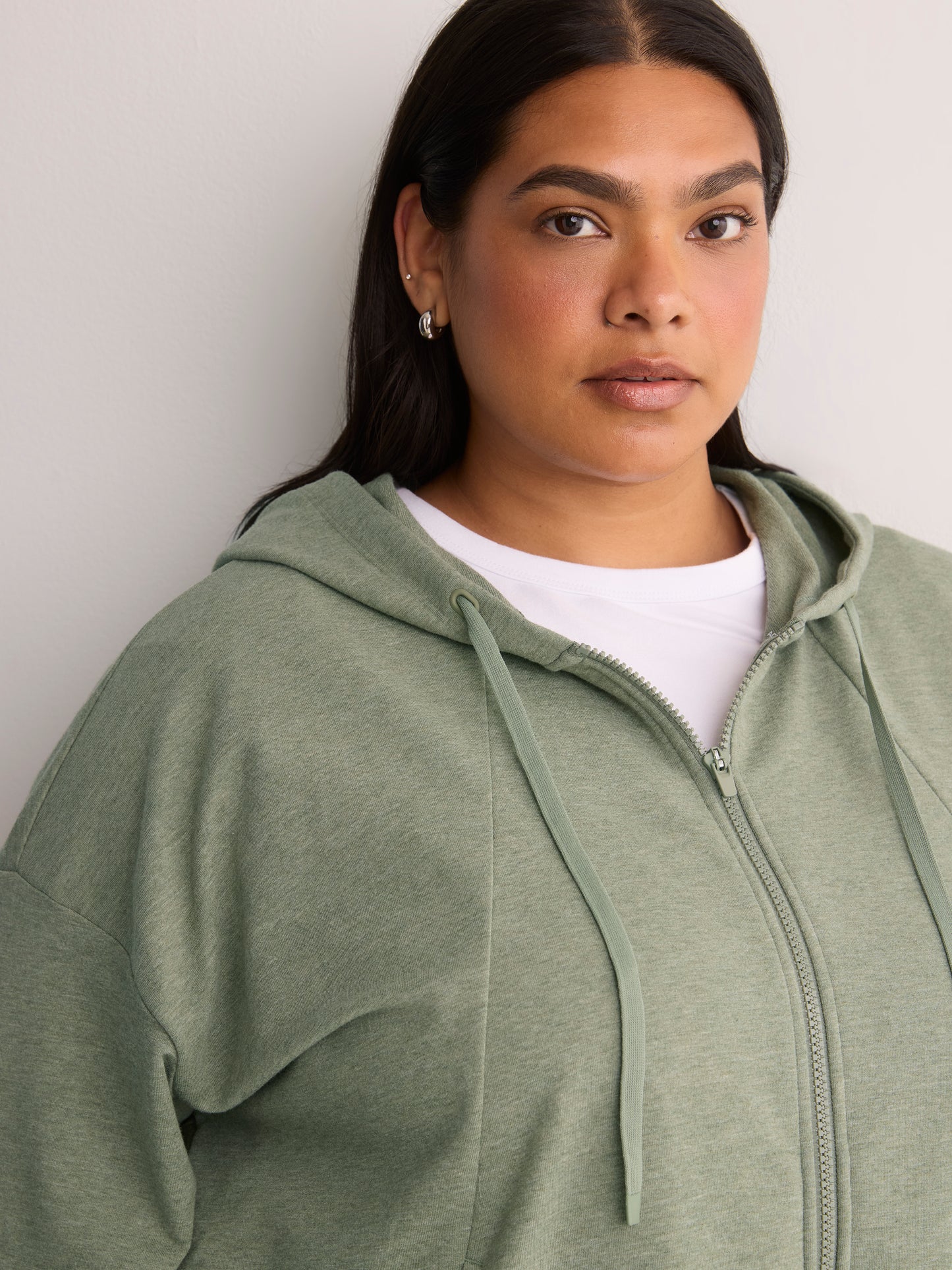 French Terry Hooded Jacket - Active Zone