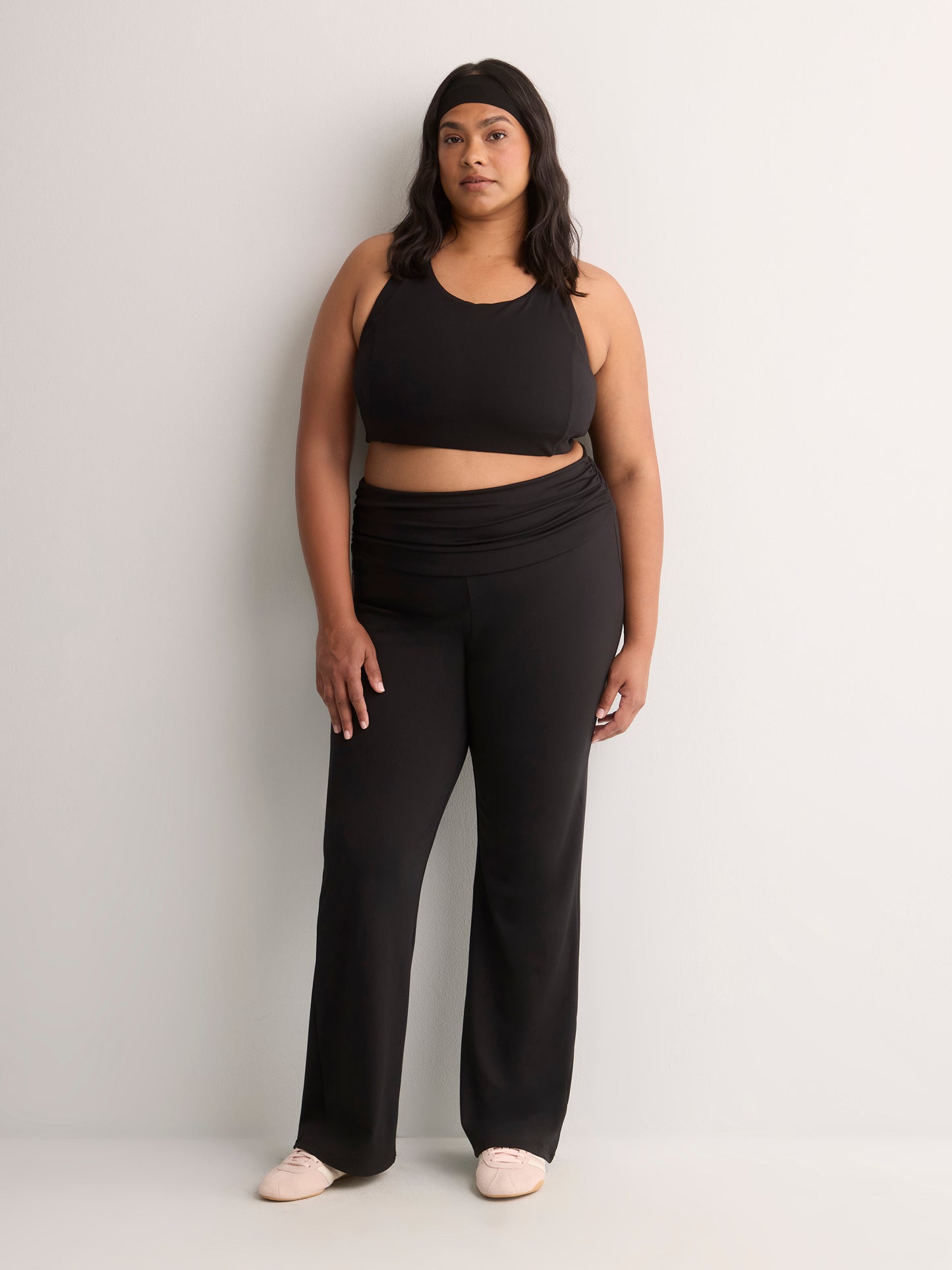 Responsible, Petite, Yoga Legging with Shirring Waistband - Active Zone