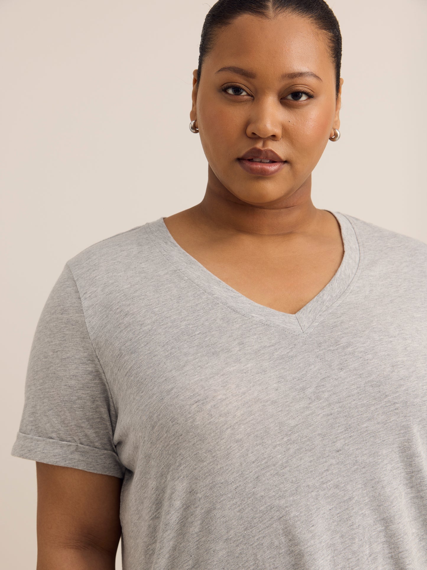 Responsible, Boyfriend-Fit Tee with Slits
