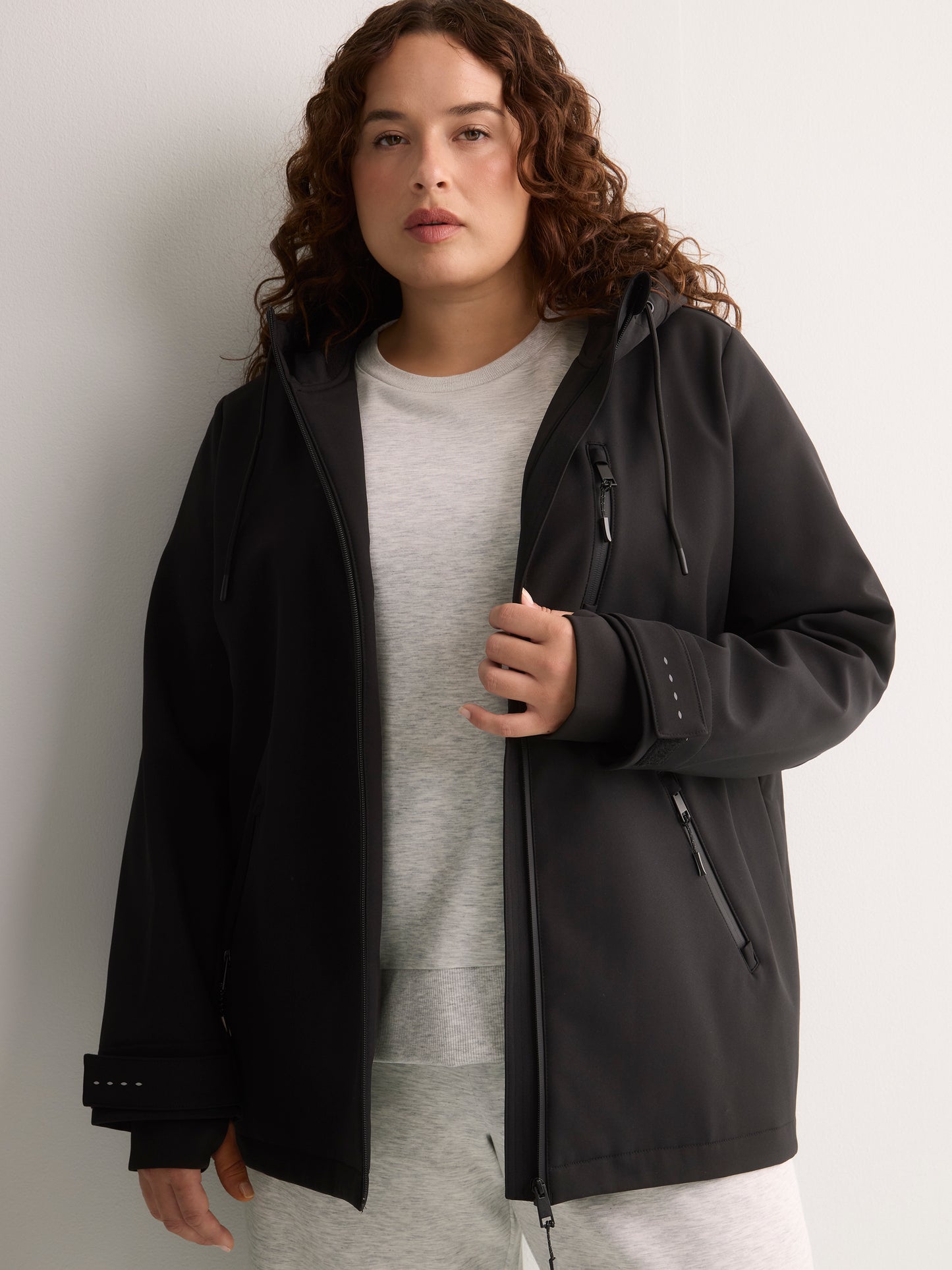Softshell Hooded Jacket - Active Zone