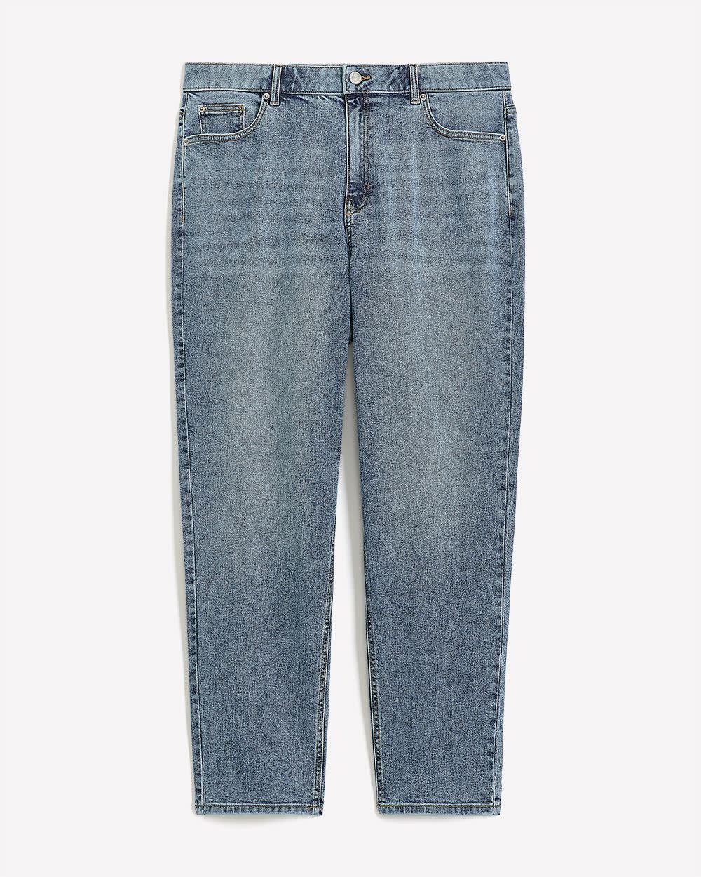 Petite, Curvy-Fit Straight-Leg Jean - d/C JEANS