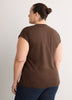 Straight-Fit Extended-Sleeve Crew-Neck Knit Top