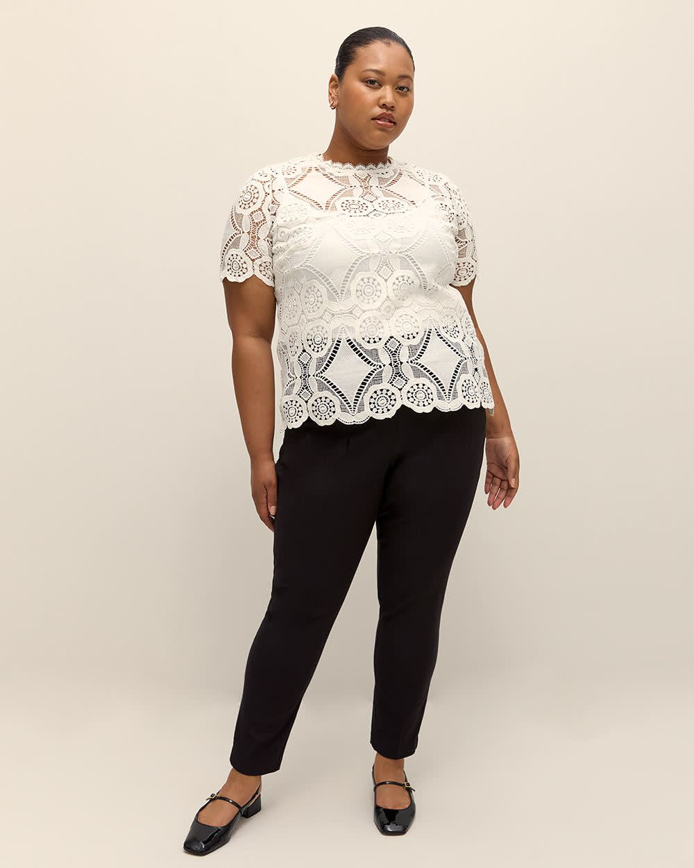 Responsible, Petite, Black Skinny-Leg Savvy Pant - PENN. Essentials