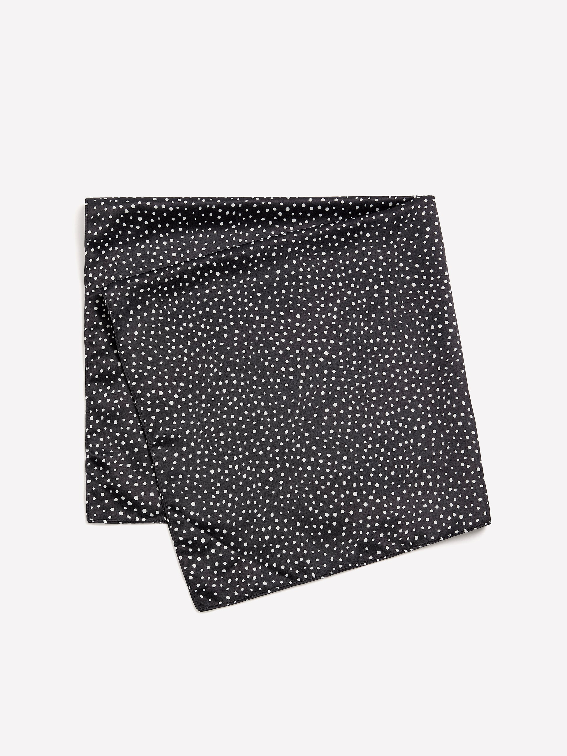 Silk-Like Neck Scarf with Print