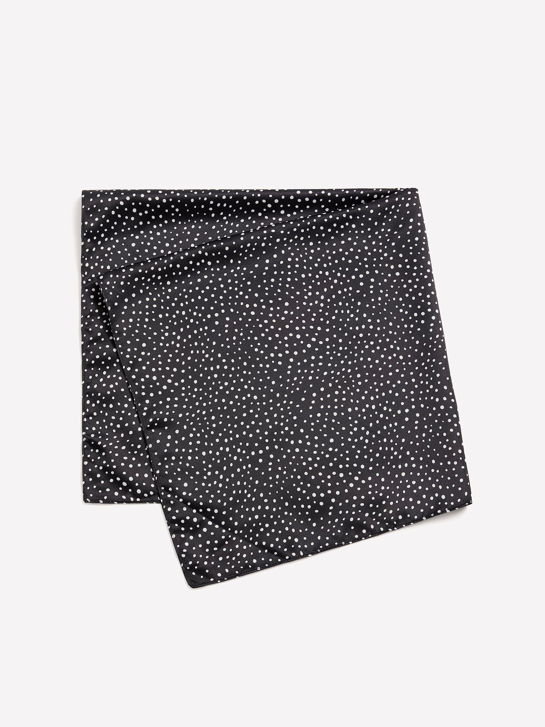 Silk-Like Neck Scarf with Print