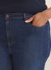 Jean taille haute à  jambe large repliée - d/C JEANS