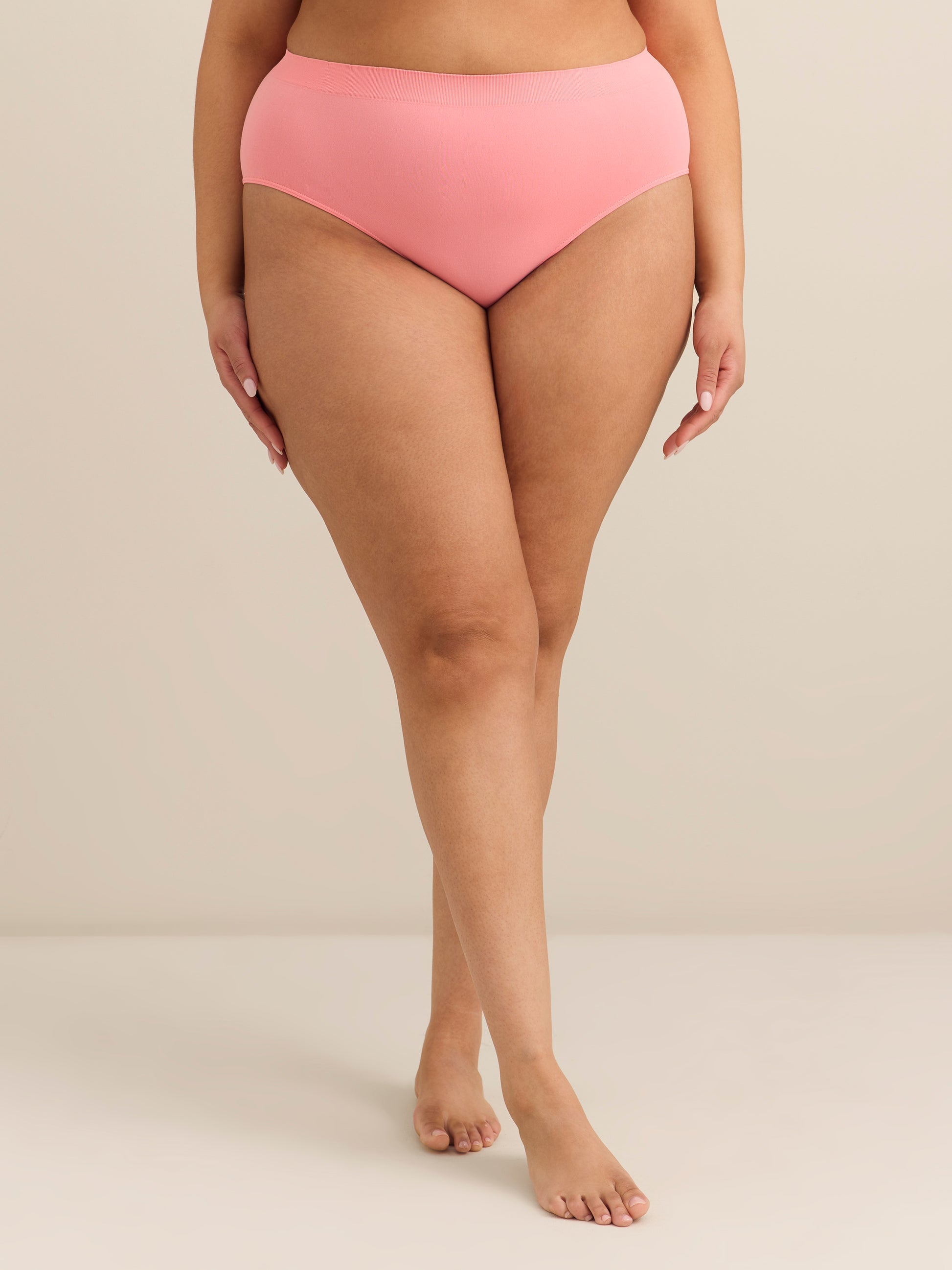 High-Cut Seamless Solid Brief - ti Voglio