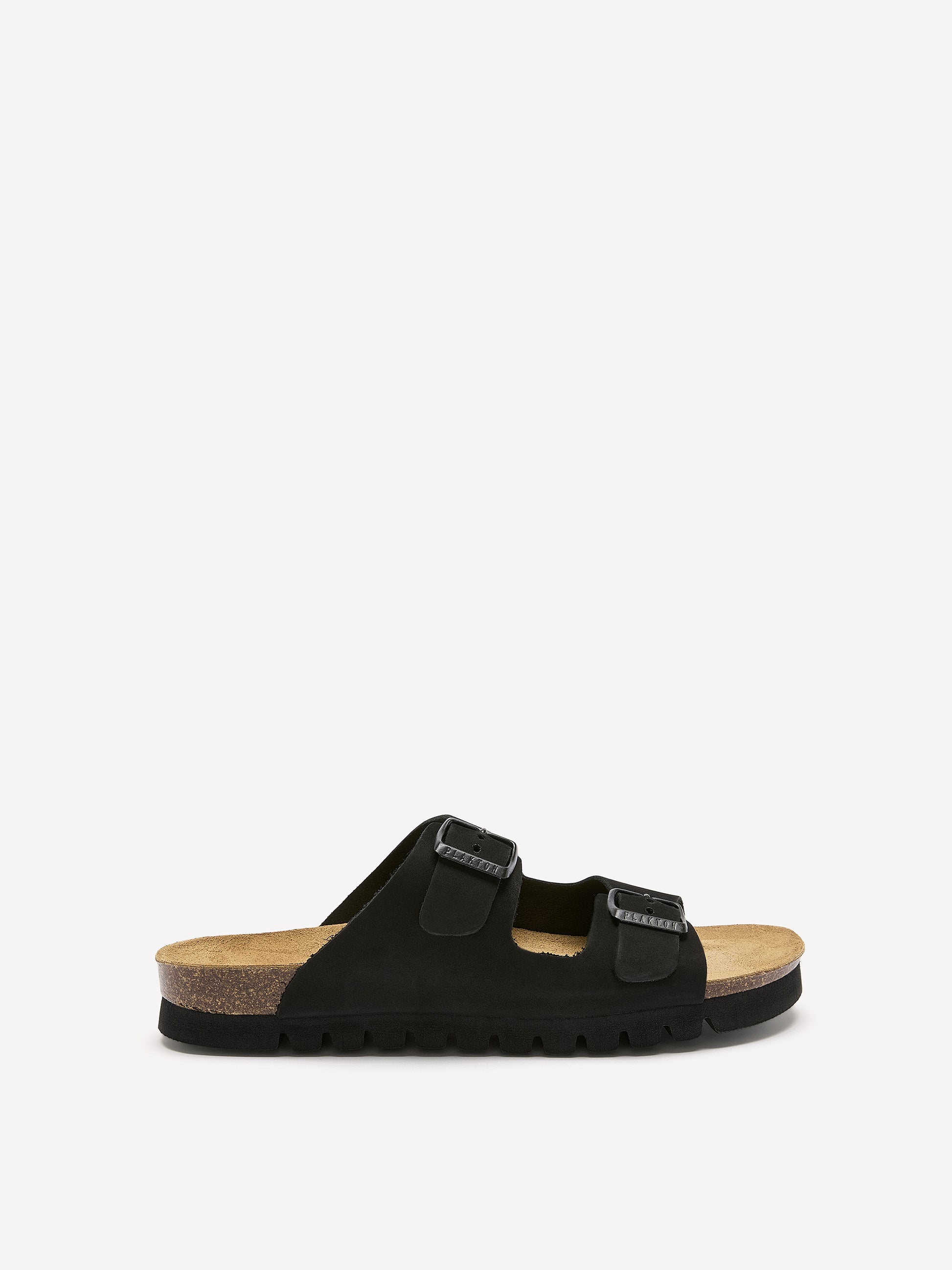 Wide-Width, Beta Double Buckle Band Sandal - Plakton