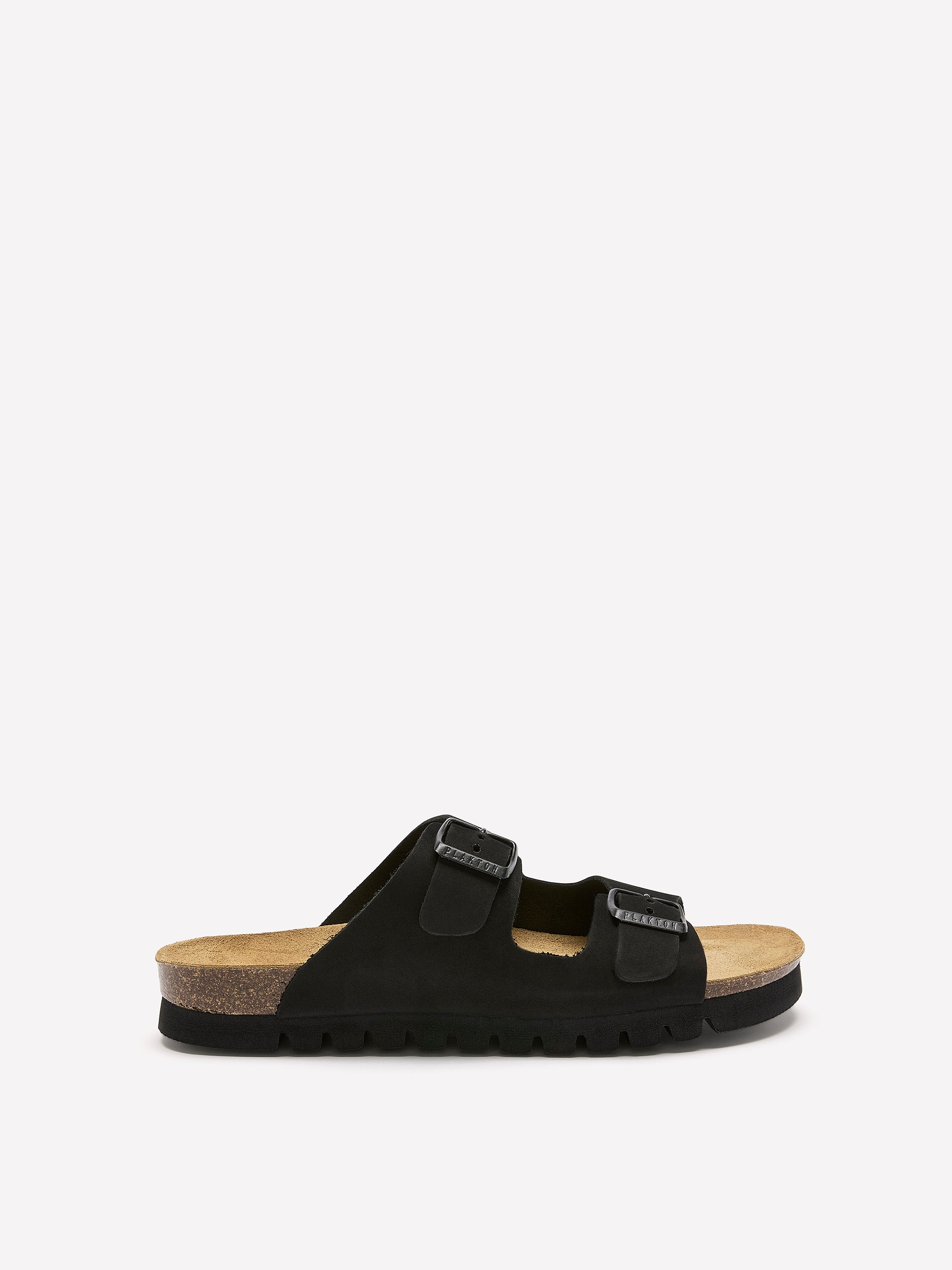 Wide-Width, Beta Double Buckle Band Sandal - Plakton