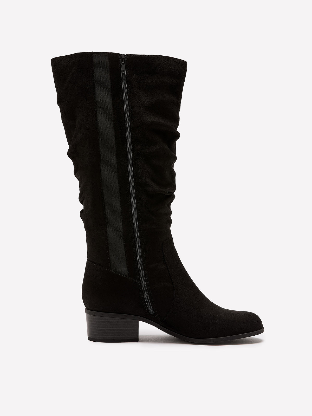 Wide Width, Daytona Tall Slouchy Microsuede Boot