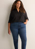Classic-Fit Straight-Leg Mid-Rise Jean with Tummy Control - d/C JEANS