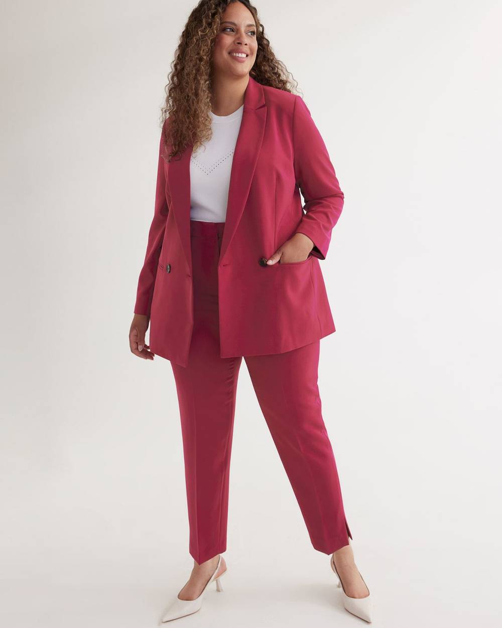 Tapered-Leg City Pant