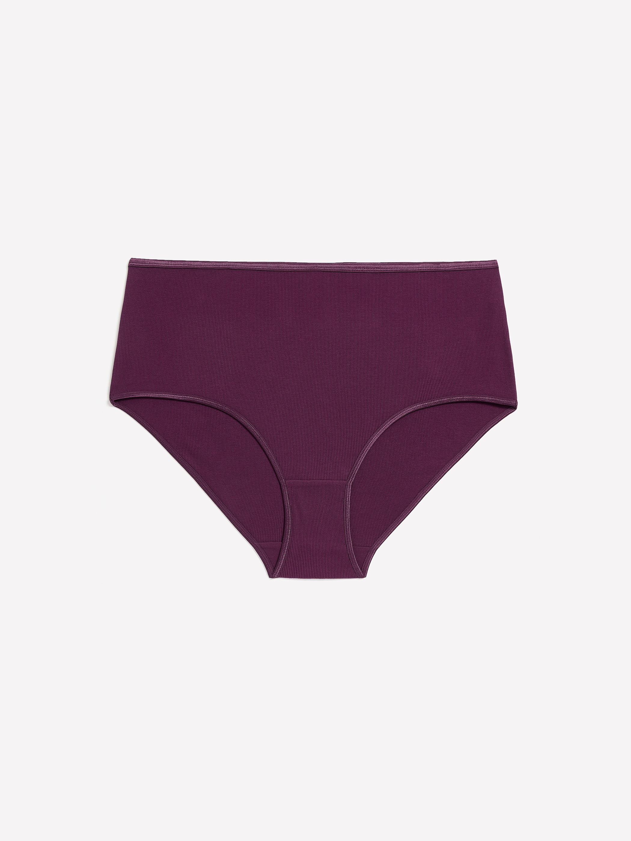 Ribbed Cotton-Blend Full Brief - tiVOGLIO