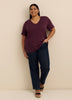 Responsible, Boyfriend-Fit Tee with Slits
