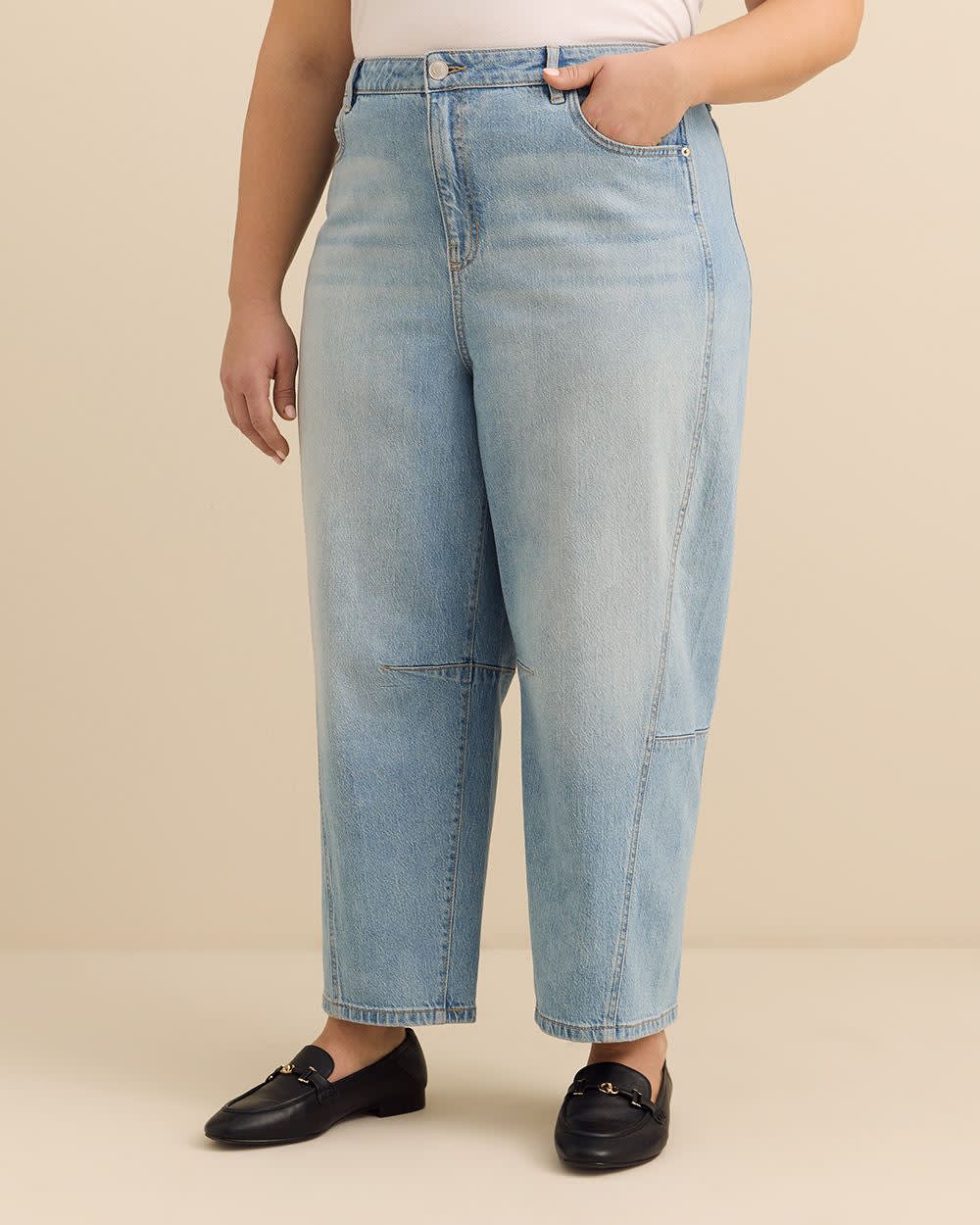 Jean taille haute à jambe ballon - d/C JEANS