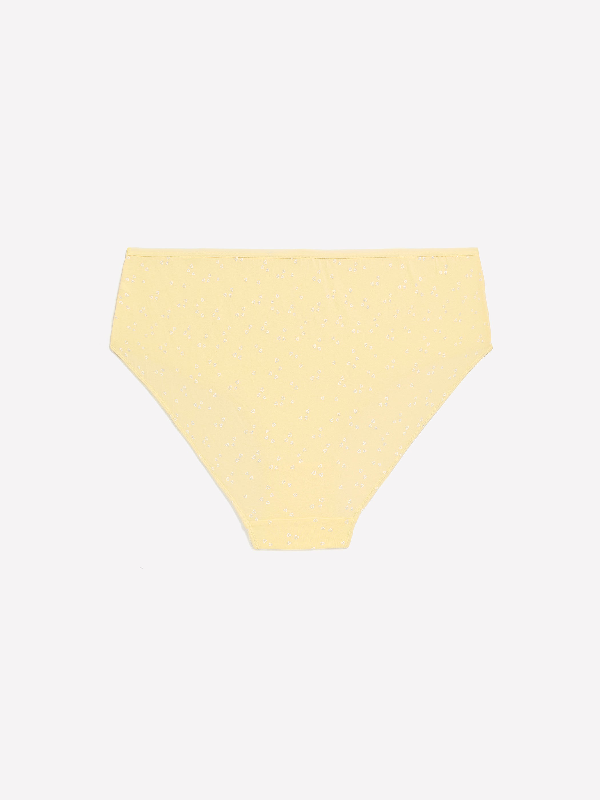 Culotte échancrée en coton, imprimé coeurs - ti Voglio