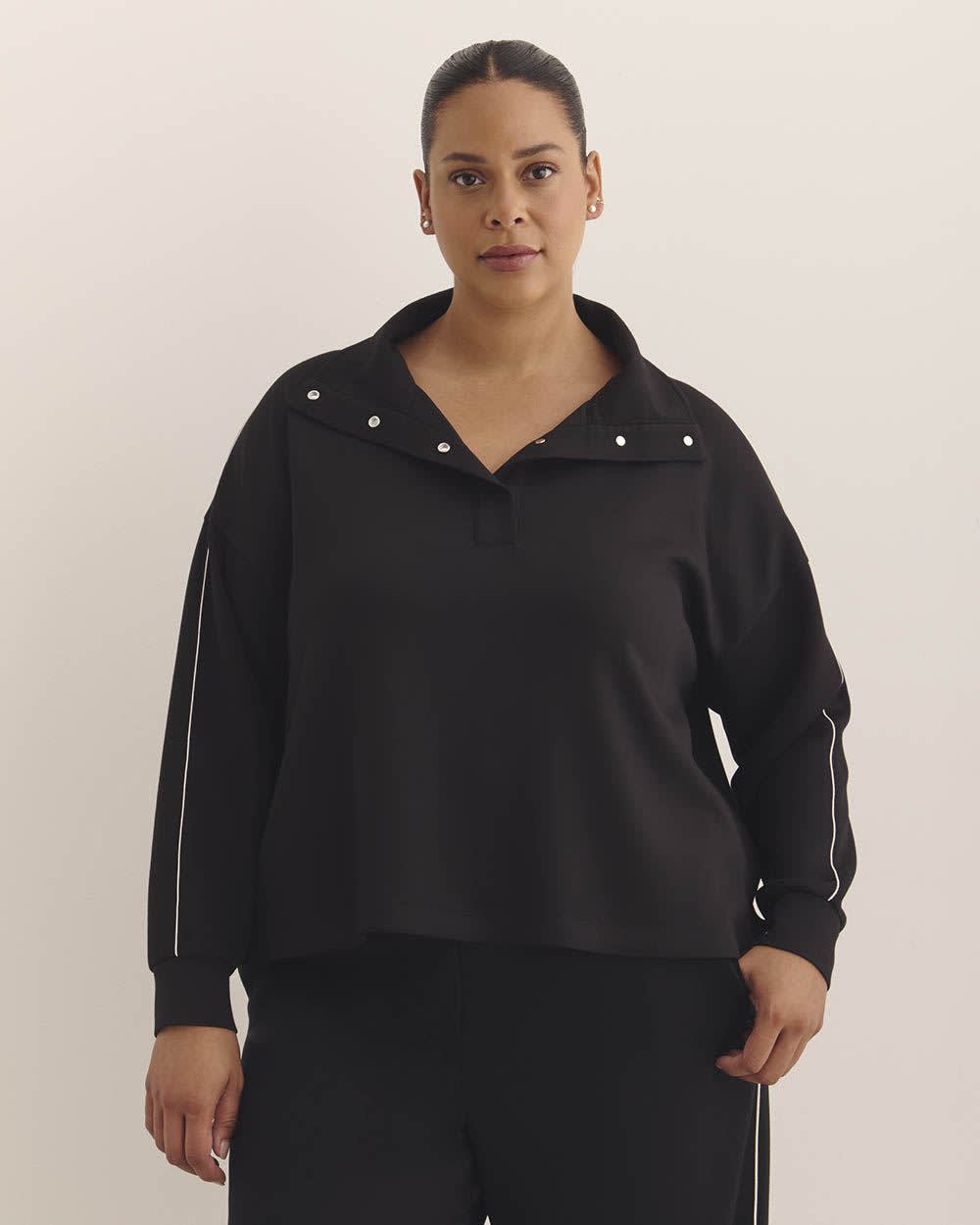 Pull léger avec col montant - Active Zone