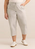 Solid Capri with Adjustable Waistband