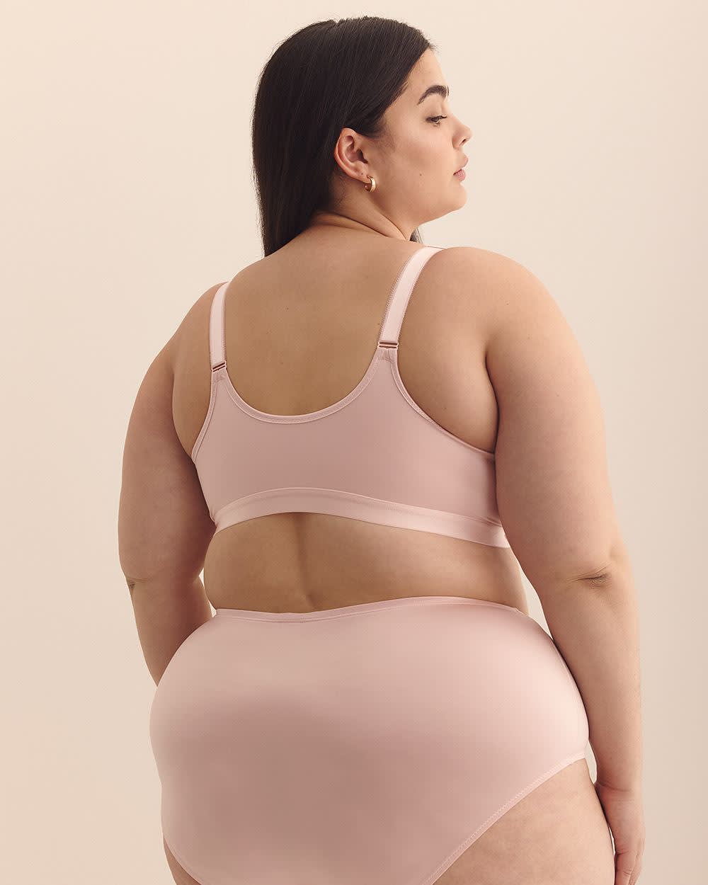 Pink Unlined Front-Closure Lace Bra - ti Voglio