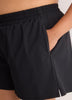 Black Pull-On Running Shorts with Liner - Active Zone