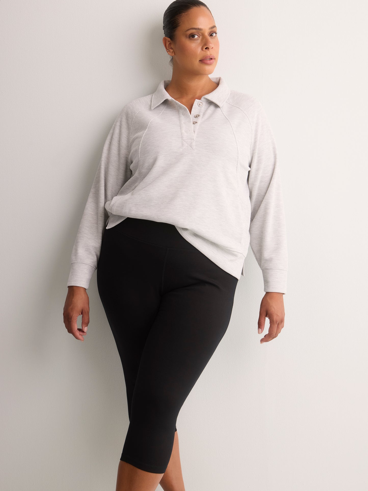 Black Capri Legging - Active Zone