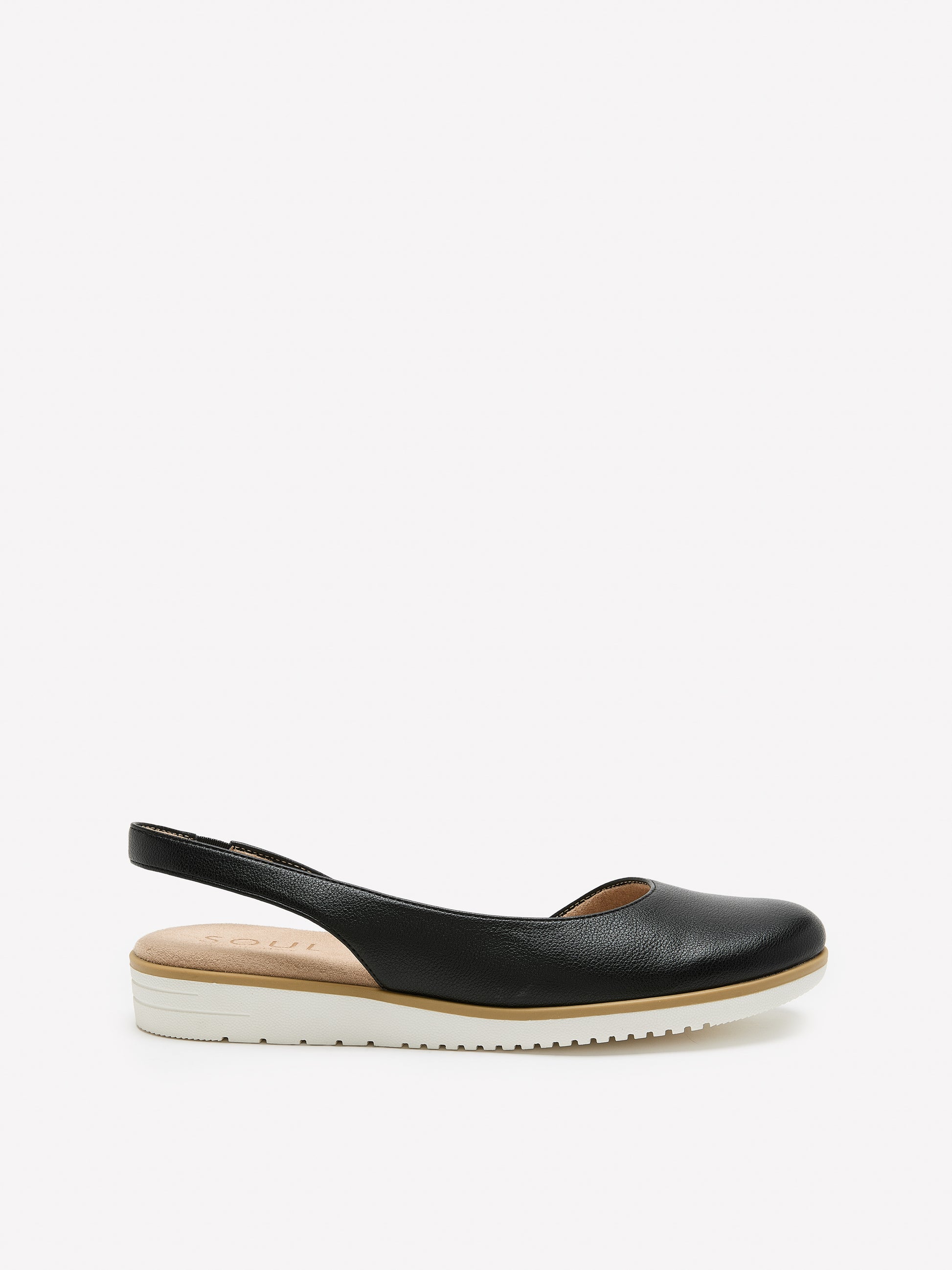 Wide Width, Idea Slingback Wedge Shoe - Naturalizer