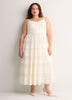 Sleeveless V-Neck Lace Maxi Dress - Addition Elle
