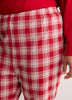 Red Plaid Tunic and Legging Pyjama Set - tiVOGLIO