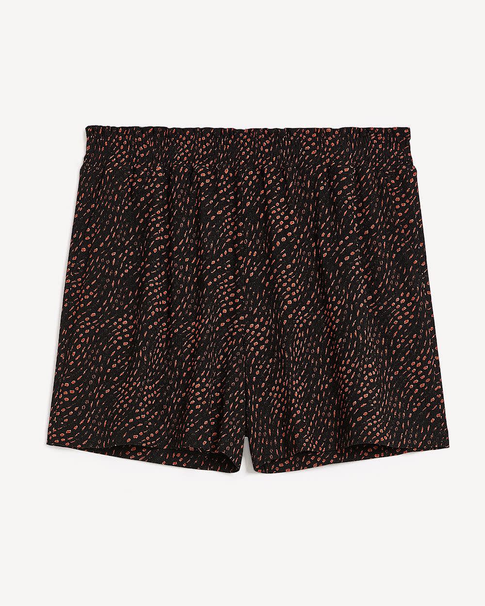 Short à enfiler en tricot texturé