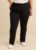 Pantalon de yoga noir, tissu responsable - Active Zone