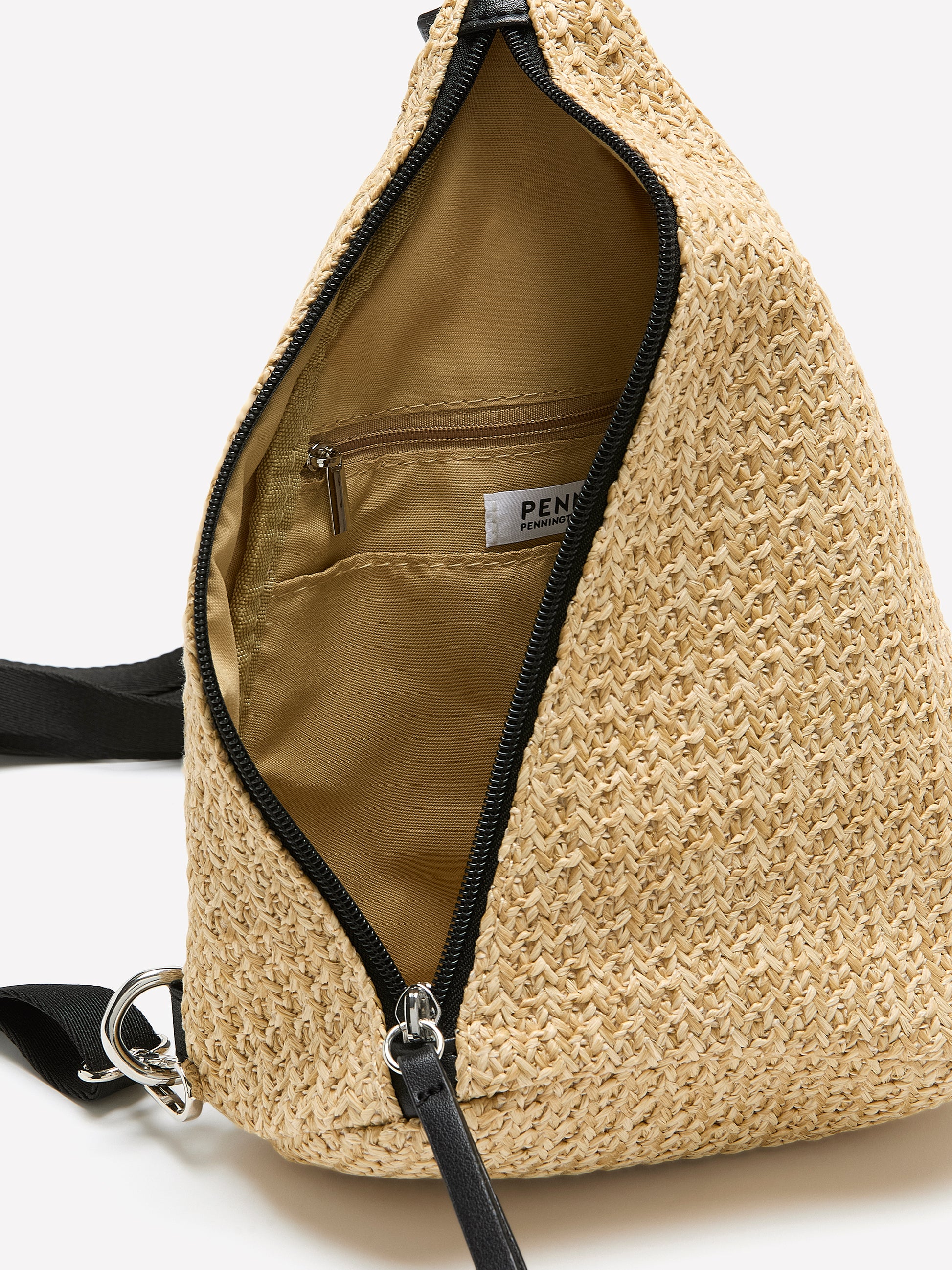 Straw Slingback Bag