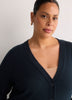 Responsible, Cotton-Blend Tunic Cardigan