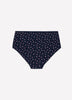 Blue Floral-Print Cotton Full Brief - ti Voglio