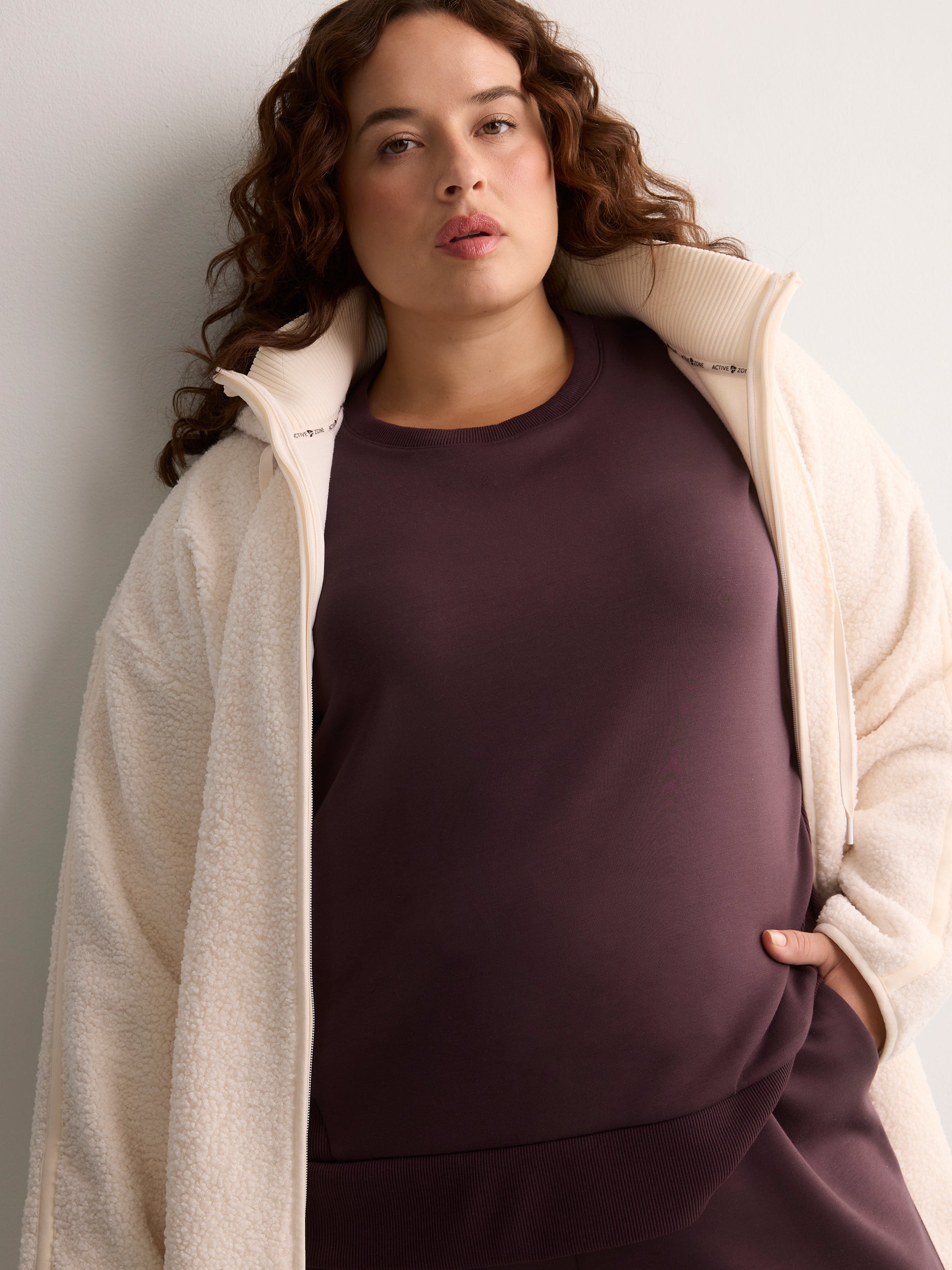Responsible, Brown Crew Neck Sweatshirt - Active Zone