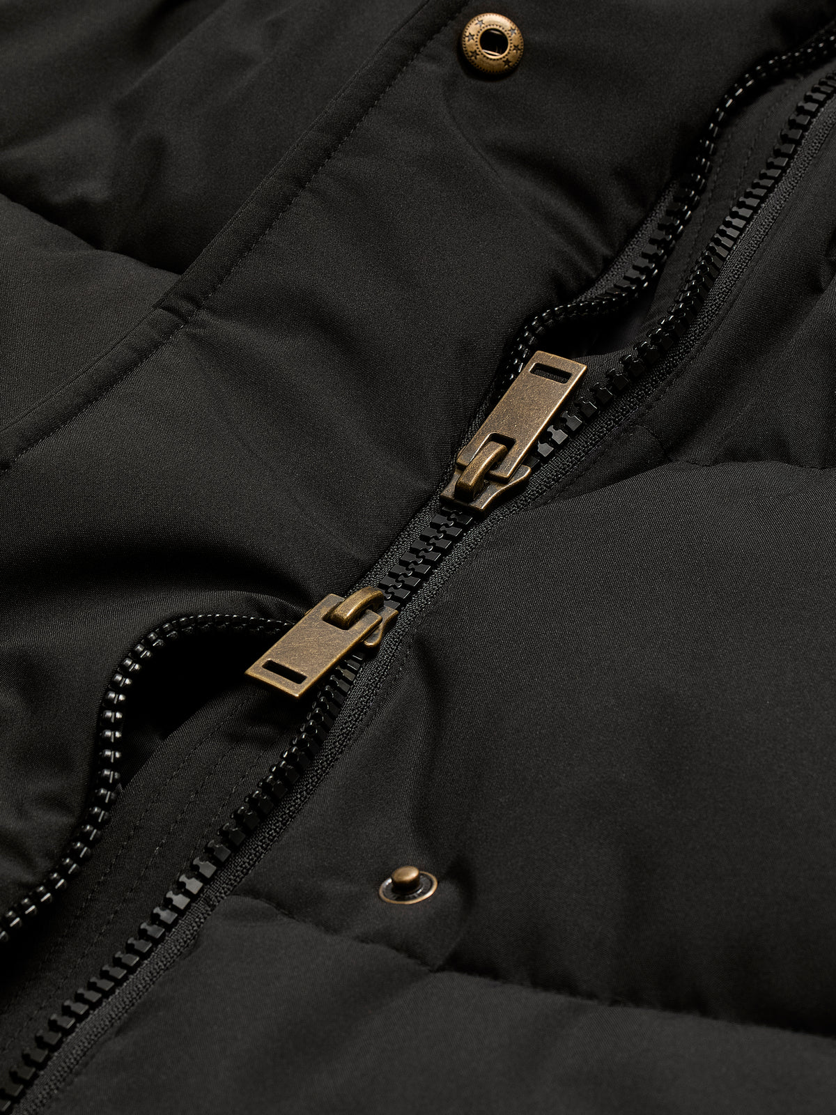 Maxi Puffer Jacket with Split Hood