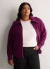 Straight Zippered Sweater Cardigan