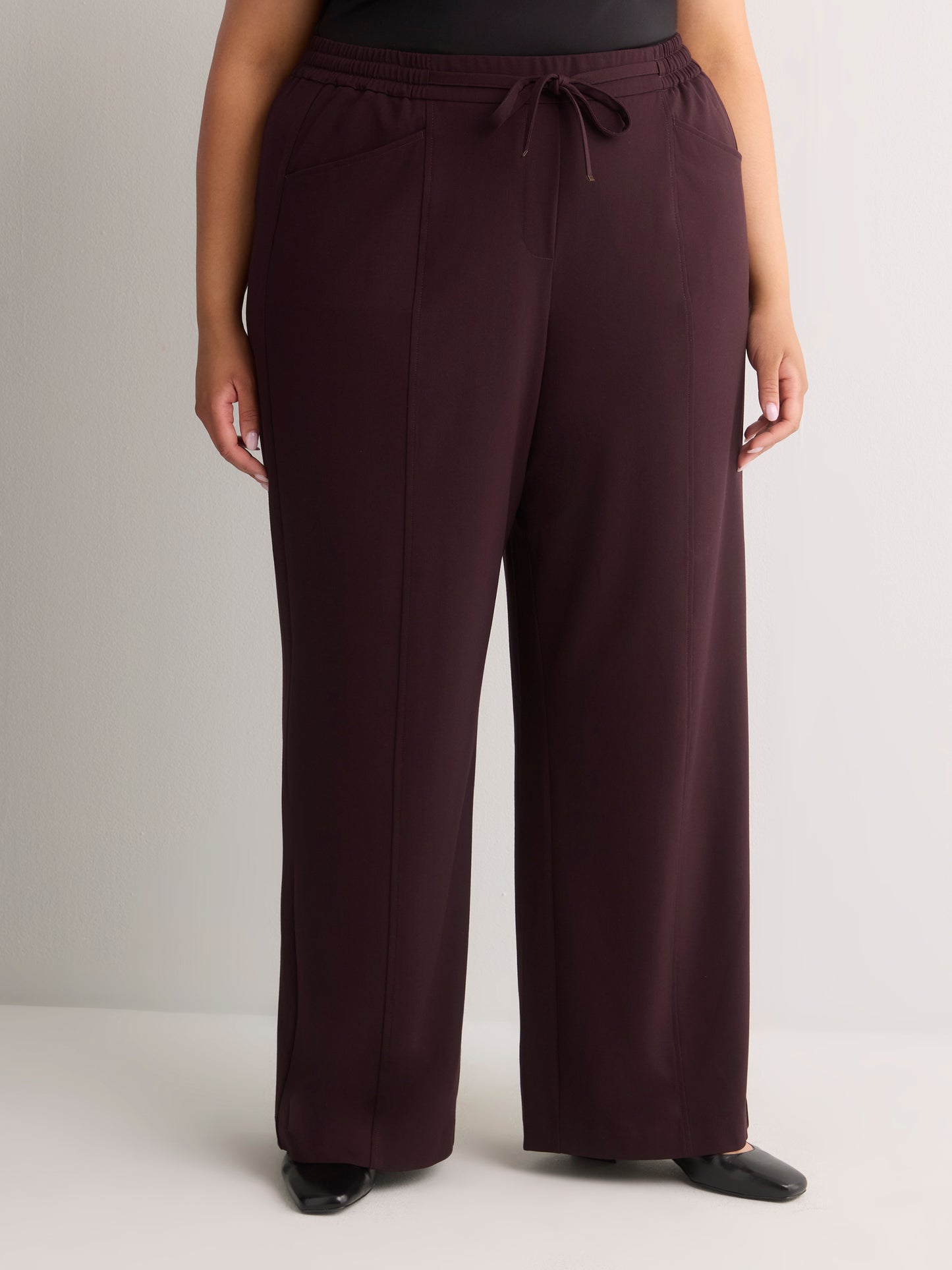 Petite, Pull-On Wide-Leg Workleisure Pant